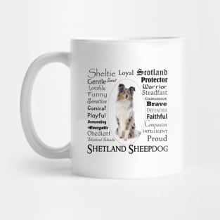 Blue Merle Sheltie Traits Mug